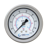 pressure gauge octagauge GBK100 font